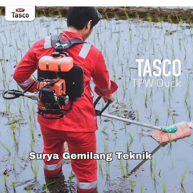 KIKYO- Tasco TPW Duck Paddy Mesin Gulma Sawah Komplit Mesin