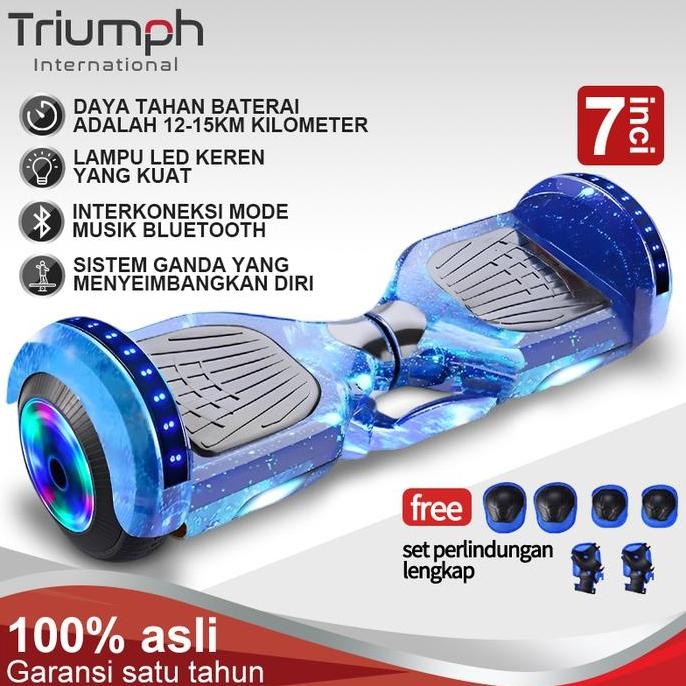 ZOLDYCK Hoverboard Anti-Slip/Anak-anak 7 Inch Hoverboard/Sepeda Keseimbangan