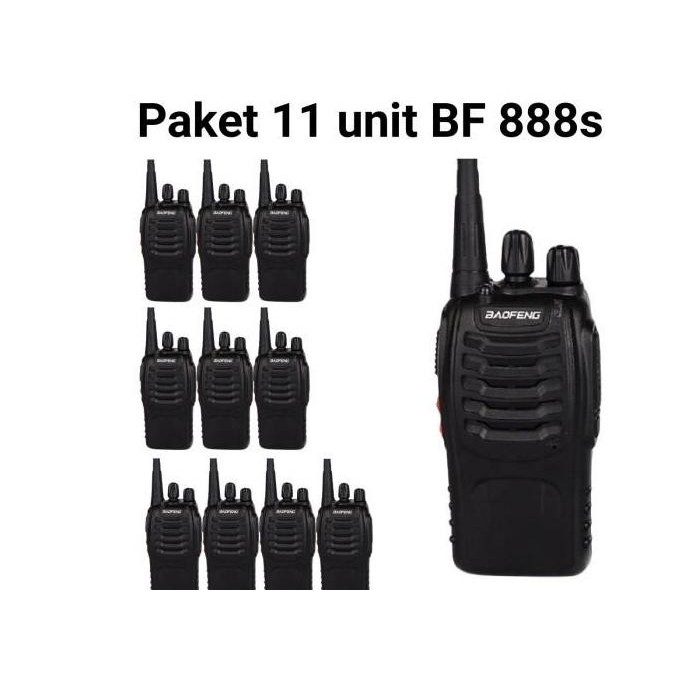 ZOLDYCK- Paket 12 HT BF 888s radio komunikasi walkie talkie jarak jauh