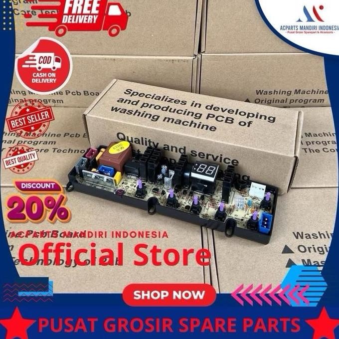JHONCIE- SHARP ES-G875P-G 7.0kg, Modul pcb mesin cuci Top Loading