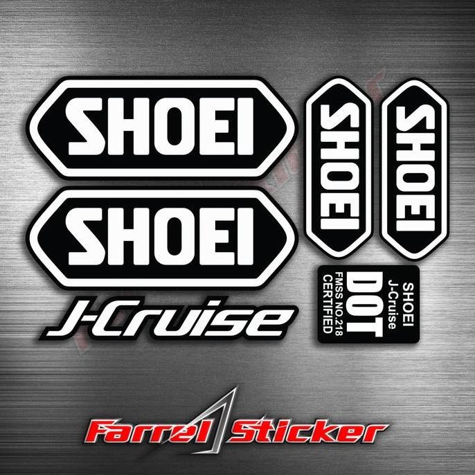 COD Sticker helm j cruise stiker Helmet SET SHOEI J-Cruise
