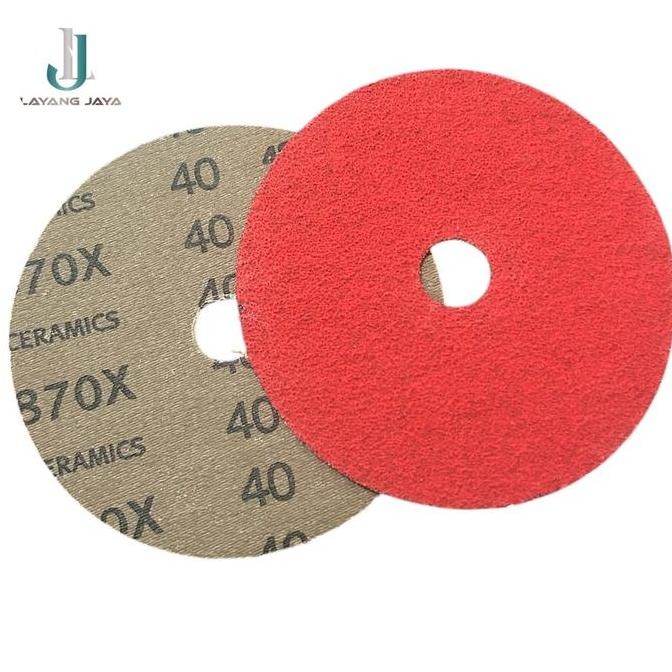 Promo Fiber Disc 4 Inch Ceramic Vsm/Amplas Bulat Grit 40 Cod