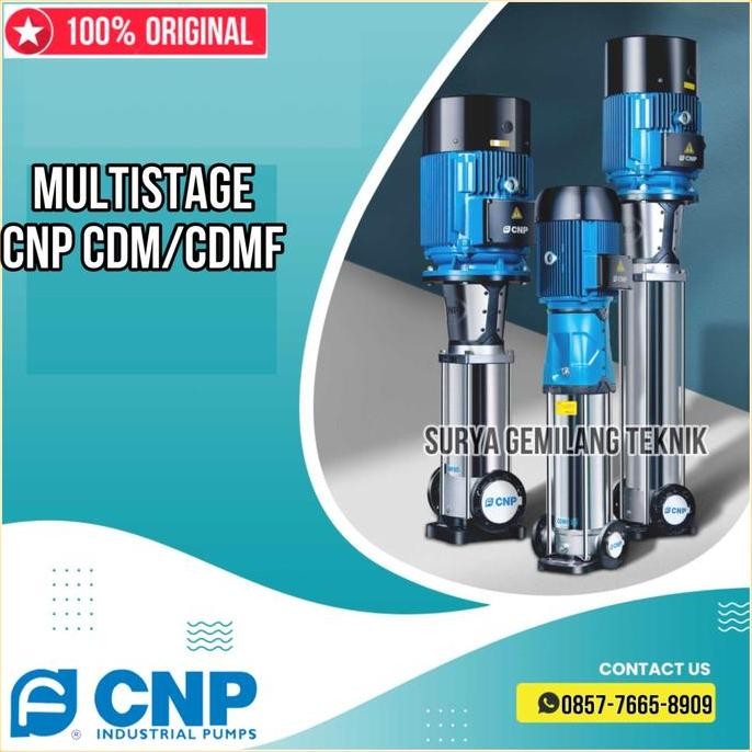 CROWHEX- Pompa PDAM Cnp Cdmf 5-29 5,5 kw 380V Pompa Transfer High Pressure Pump