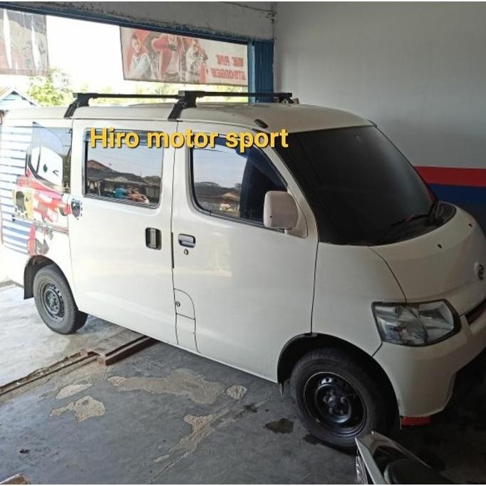 cross bar kaki roof rack grand max luxio