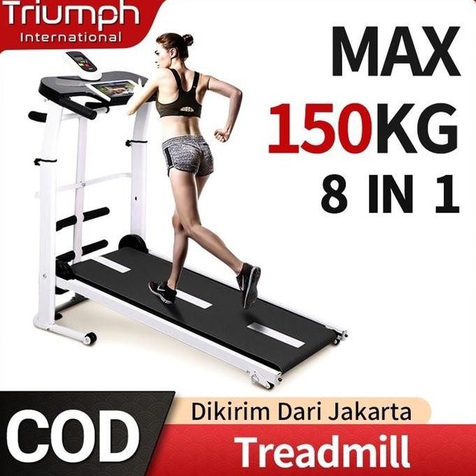 HASCHWALT- Treadmill Manual Multifungsi Alat Olahraga Treadmill Olahraga Bluetooth Gym Treadmill