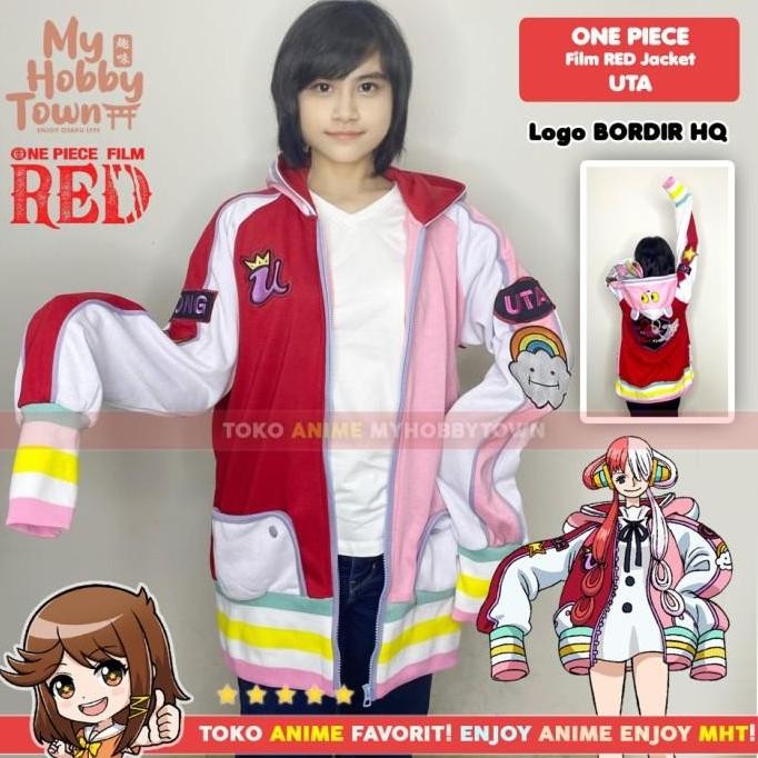 Jaket Anime One Piece Red Uta Utahime Kostum Cosplay