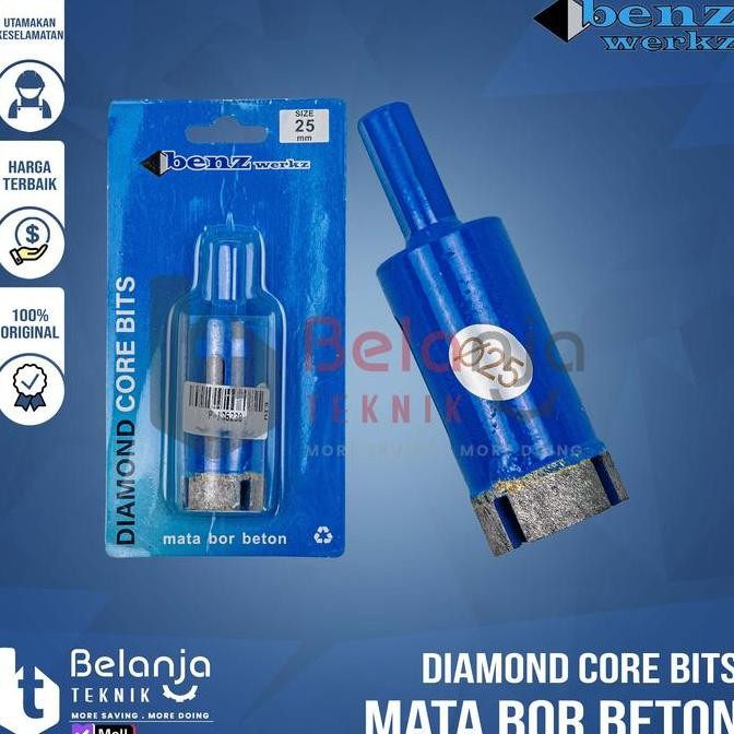 WONDERWEISS- Benz Diamond Core 25 mm Bit Holesaw Beton Granit Hole Saw Granit 25MM
