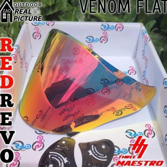COD Kaca Helm INK CENTRO Visor FLAT venom open ink centro sentro flat
