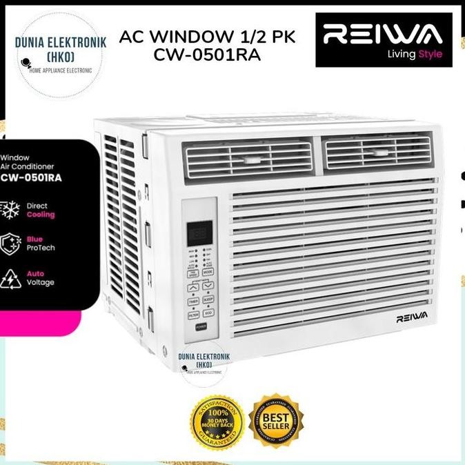 AC Window Reiwa 1/2 PK CW-0501RA CW0501RA | AC Window 1/2 PK Reiwa CW 0501 RA Low Watt