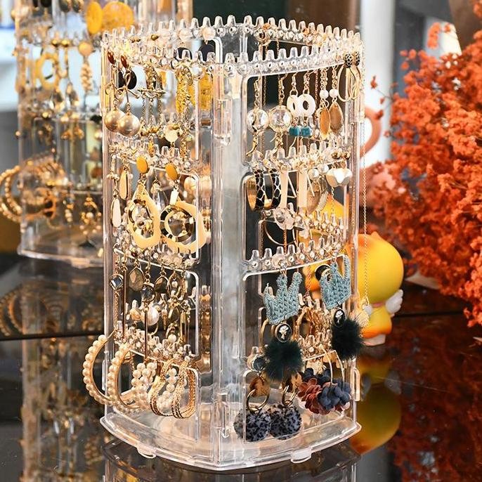 Rak Anting Putar 360 Rak Kalung Rak Tempat Anting Kalung TOP380