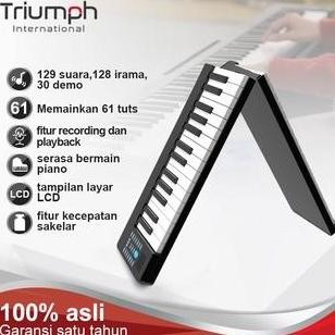 WONDERWEISS- Keyboard piano kecil keyboard portabel bluetooth 61 tombol piano