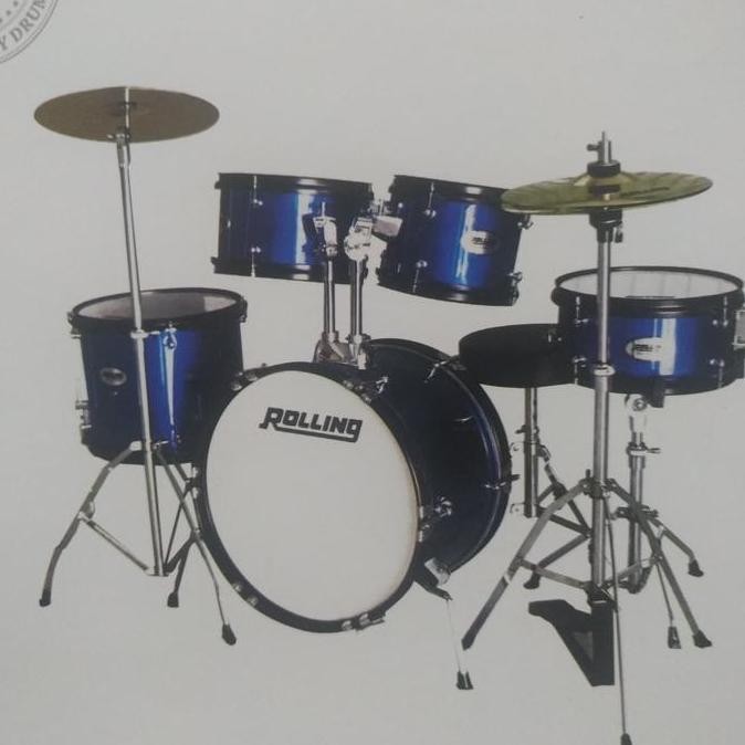 DRUM SET JUNIOR ROLLING JBJ-1049A/DRUM KECIL/DRUM SET ROLLING/DRUM EIG