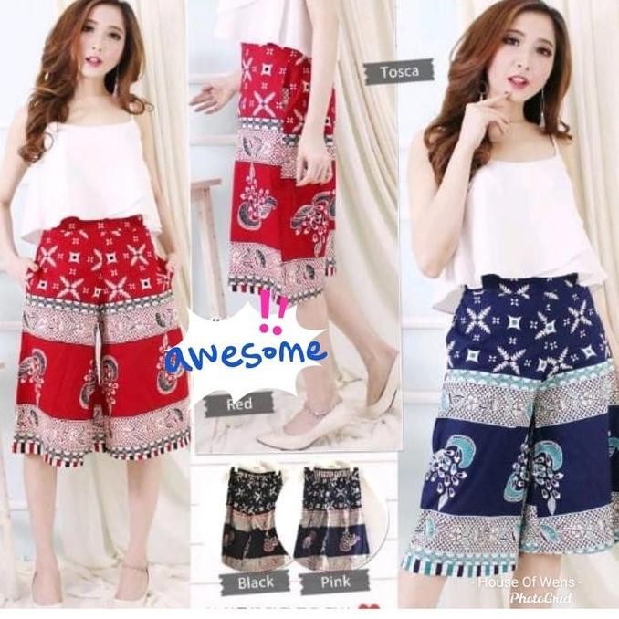 Promo BATIK BY LUWEN - KULOT BATIK - CELANA BATIK - TYPE 4 COD