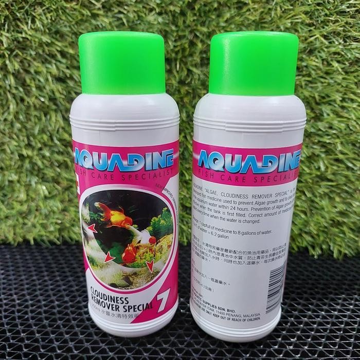 penjernih air aquarium sumur kolam ikan hias aquascape aquadine 200ml
