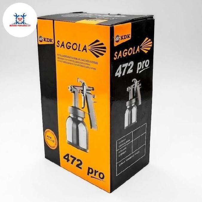 Promo Spraygun Spray Gun Sagola Kdk 472S 472 S | Sagola Alat Semprot Cat Tabung Bawah Sagola Cod