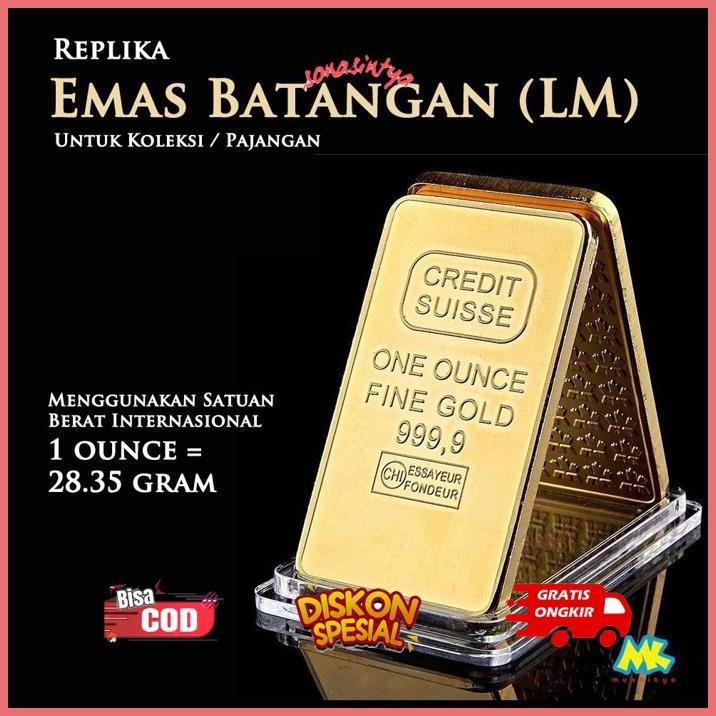 TGC-1924 CXV-38 CREDIT SUISSE Gold Bar Replica Berkualitas Original