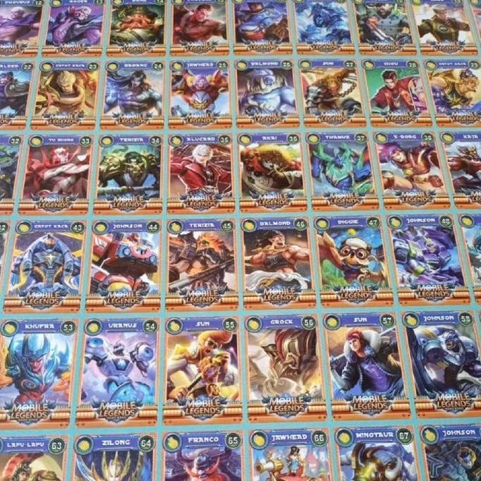 [ 2 Lembar / 200 PCS ] Mainan Gambar Adu Gepok / Poster Gambar / Mainan Kartu / Kartu Gepok / Poster