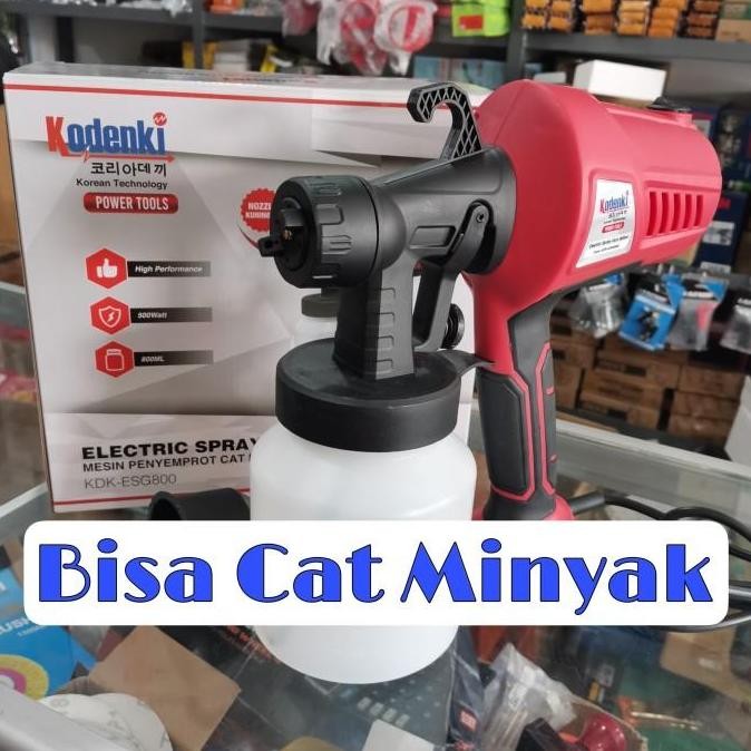 Promo Kodenki Esg800 Mesin Spraygun Listrik Spray Gun Elektrik Spet Cat Listrik Kompresor Cod