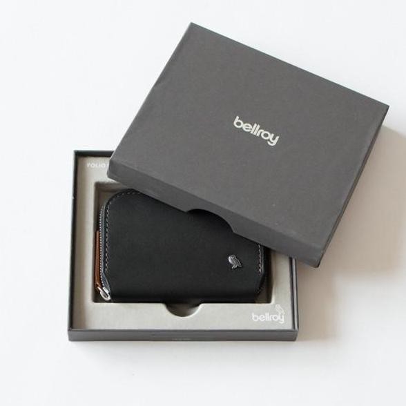 Promo BELLROY Folio Mini Leather Zip Wallet / Dompet Bellroy Folio Mini COD