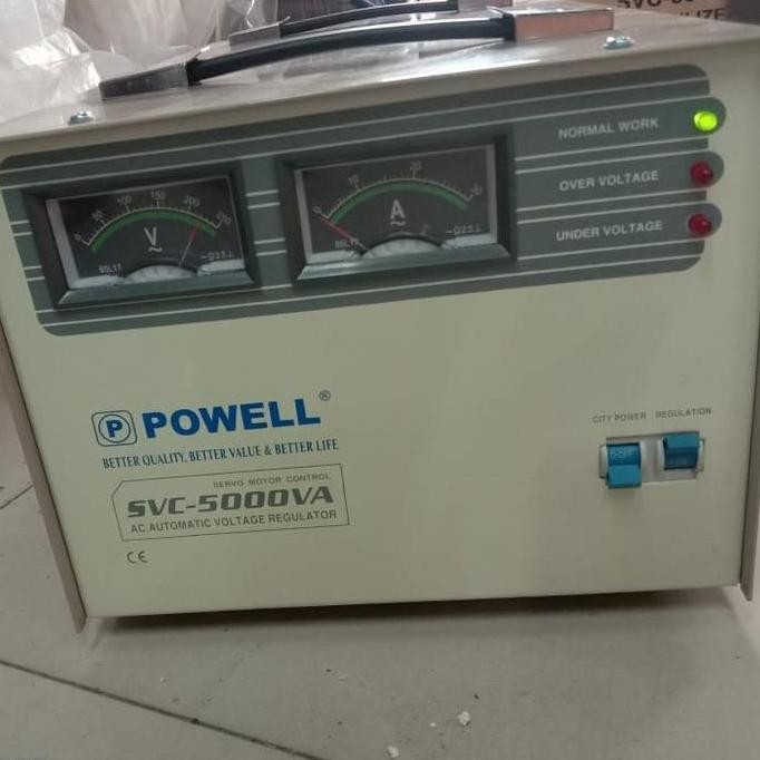 TERBARU - stavol 5000w/stabilizer /stavol 5000watt/5kva powell