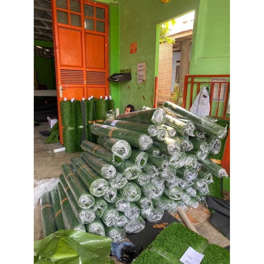 DT10 >> GROSIR RUMPUT SINTETIS SWISS / JEPANG TEBAL 3 CM UKURAN 100X200 CM