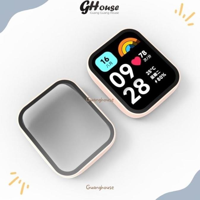 Bumper Case Redmi Watch 3 ACTIVE Screen Protector Redmi Watch 3 ACTIVE