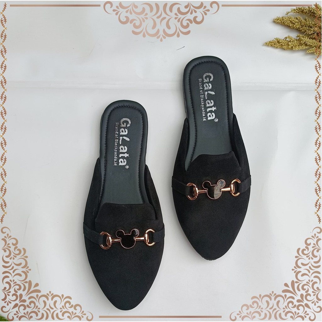 Black Panda Dissy Bustong - Sepatu Black Panda Original - Flat Shoes Wanita