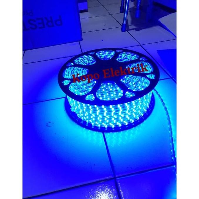 ( 10 Meter ) Lampu Led Strip Selang 5050 + Soket