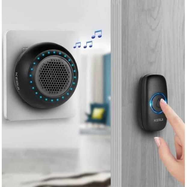 BEL RUMAH KERUI M523 Bel Pintu Rumah Wireless Hanya Reciever