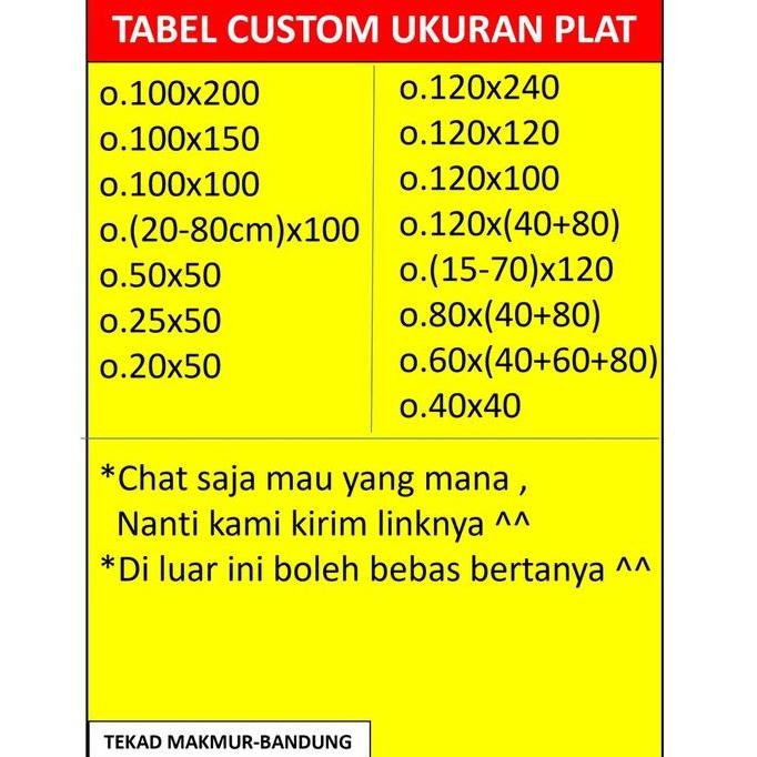 30x50 - Besi Ram Speaker - Ram Grill Lubang