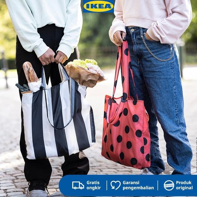 Ikea Skynke Kantong / Tas Belanja Serbaguna 45X36 Cm Wanita