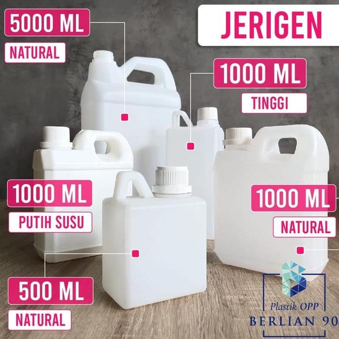 Jerigen 5 Liter / Jerigen Plastik 5lt / Botol Minyak / Botol Sabun