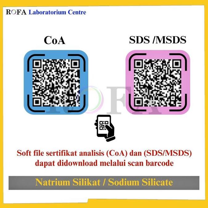 Natrium Silikat / Sodium Silicate / Waterglass / Na2SiO3 1000 mL