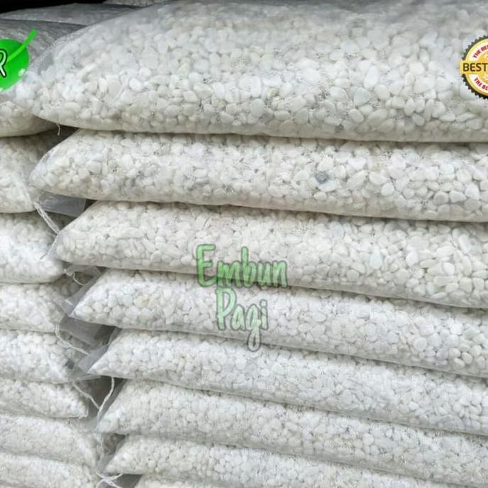 Batu koral putih italy import 10kg via cago