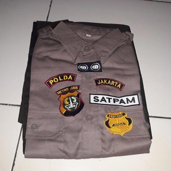 Promo Seragam Satpam Baru/ Seragam PDH Coklat Baru/Seragam PDh Lengkap