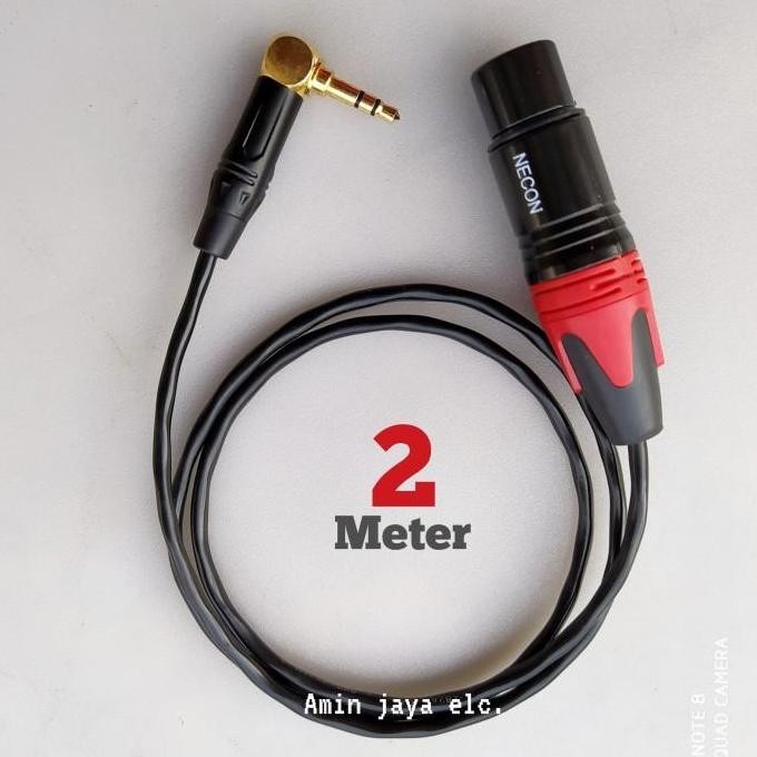 Jack Xlr Female To Jack Mini Stereo 3,5 Model L