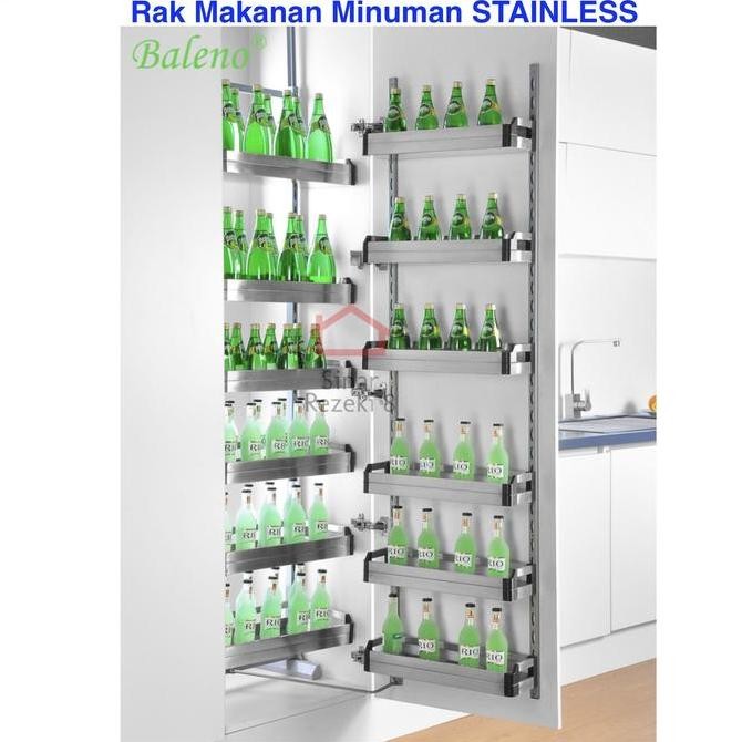 Rak Tarik Makanan STAINLESS Lemari Dapur Kitchen XC 25400 vitco