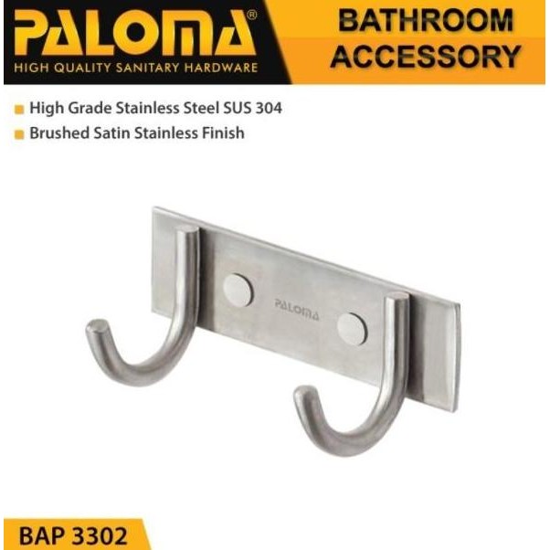Promo Kapstok Gantungan Baju Handuk Rak Hanger Mandi Kait Paloma Bap 3302 / Bap 3303 / Bap 3304 / Ba