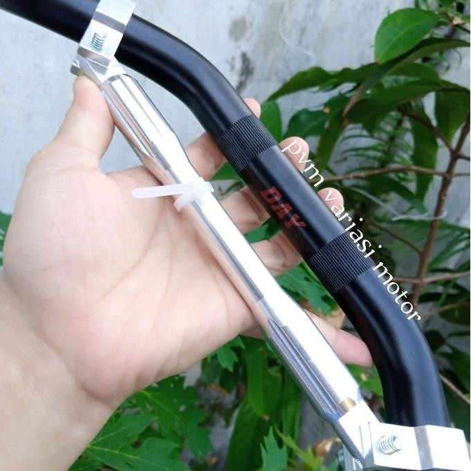 Stang Motor Black Stang Stir Day Type Low Set Stabilizer Palang Kecil Bahan Tebal Universal Ninja Vi