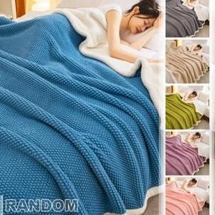 [CUCI GUDANG] Selimut Bulu Dewasa Jumbo Beludru Tebal / selimut bedcover /selimut bedcover tanpa spr