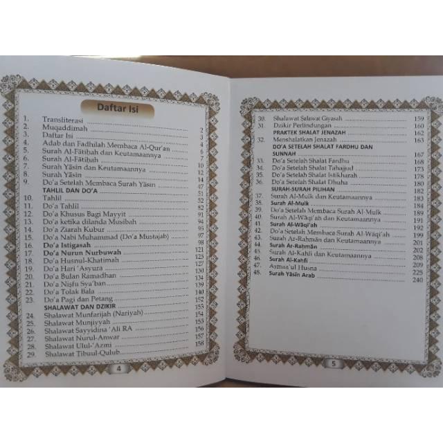 Buku Yasin Lengkap - Istighosah 240Hal Hvs Pustaka Amanah Jayakarta