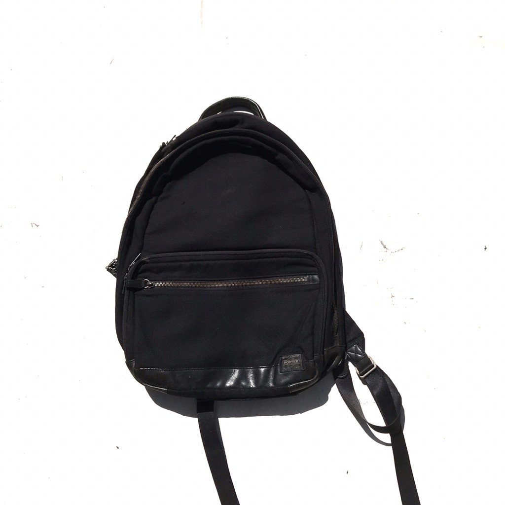 Porter Black ‘Tanker’ Backpack medium by Porter Yoshida & Co