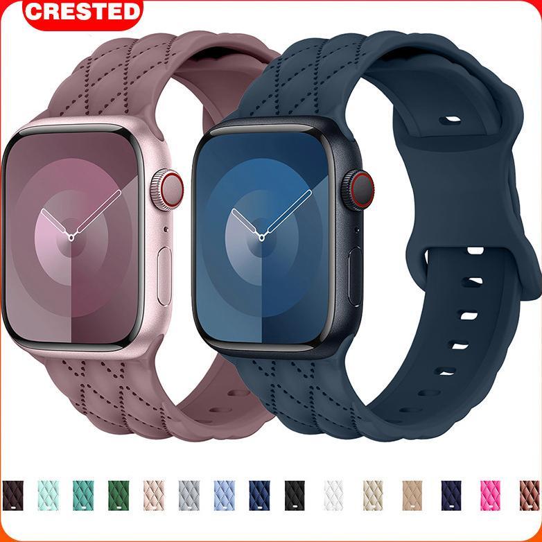 Hemat Printing Strap For Iwatch Ultra 3 2/Ultra 49Mm Series 11 10 9 8 7 45Mm 41Mm Silicone Sport Bre