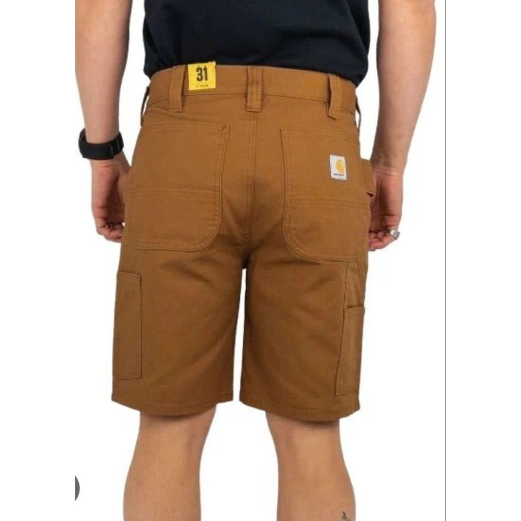 Carhartt Celana Pendek Stretch Duck/Celana Pendek Kanvas Cokelat