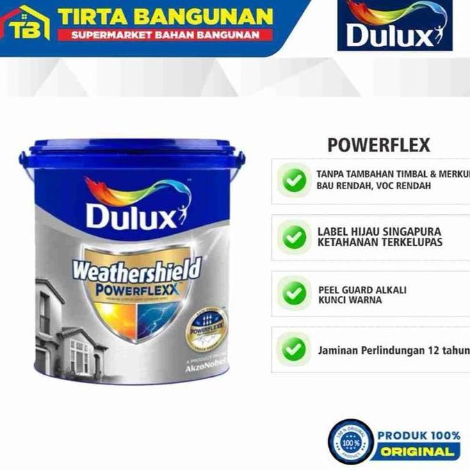 BR DULUX WEATHERSHIELD POWERFLEX CAT TEMBOK EXTERIOR