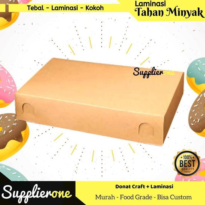 Papix- Box Donat Isi 5 / Box Donat Polos / Dus Donat / Kemasan Donat / Kotak Donat