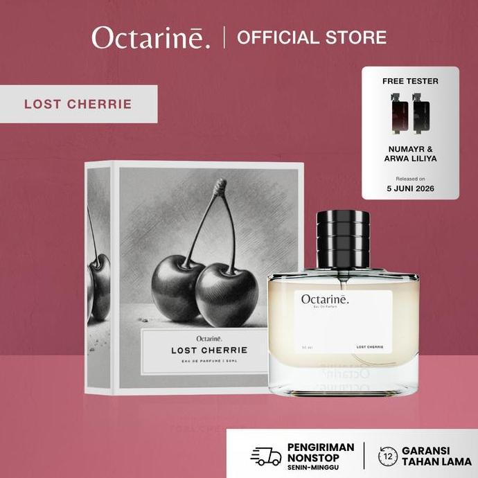 Octarine - Lost Cherrie Aroma Lembut Fresh Buah Ceri Parfum Tahan Lama Bergaransi