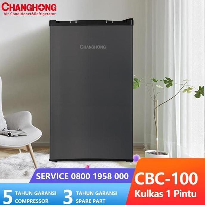 (Luar Jadetabek) Changhong Cbc100 Kulkas 1 Pintu Mini