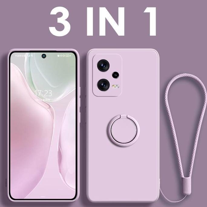 CASE REDMI NOTE 12 4G / 12 PRO 5G CANDY RING SILIKON SOFT CASE CASING