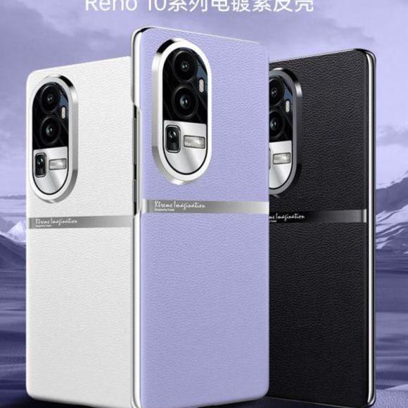 CASE 0PP0 RENO 10 PRO PLUS LEATHER KULIT PREMIUM CASING COVER HP